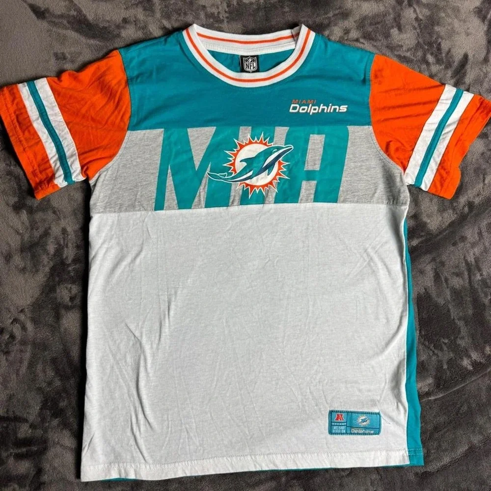 Miami Dolphins Shirt Youth XL or Adult male small